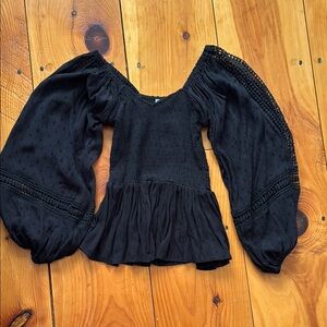 Elegant Black Women's Top